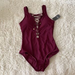 NEW NWT one piece swimsuit bathing suit size medium